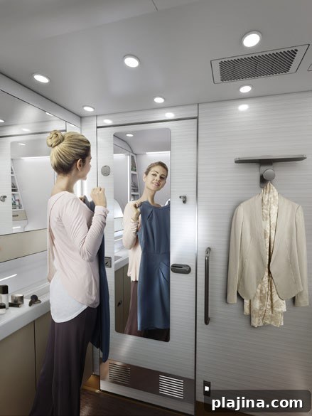 Airbus A380 dressing room © ASIANA AIRLINES
