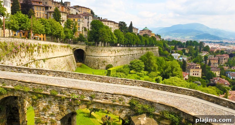 View of Bergamo, Italy