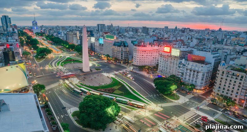 The Capital City of Buenos Aires in Argentina